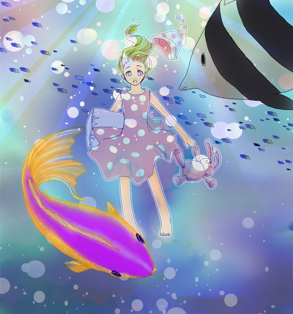 水中少女