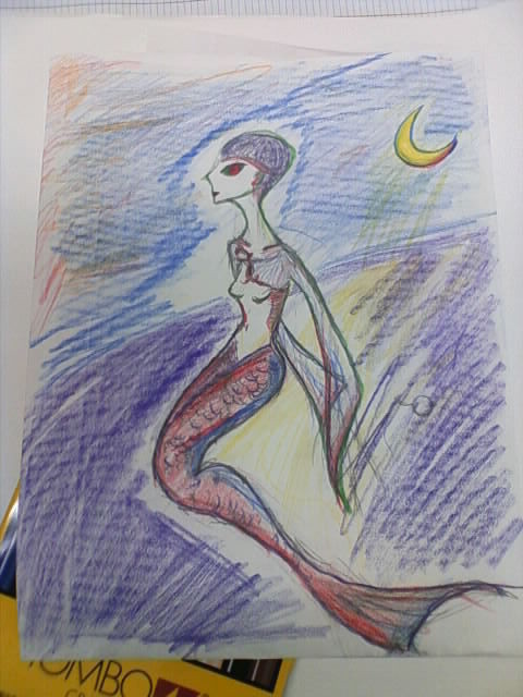 人魚姫と月