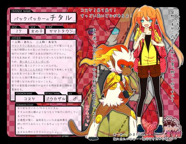 【トレ街】チタル【キャラシ】
