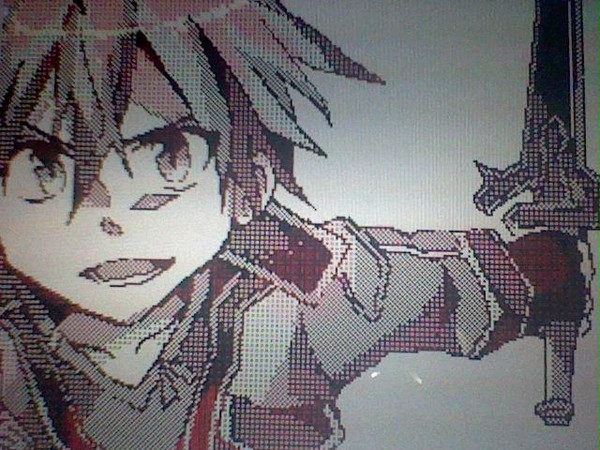 うごメモで描いたキリトさん!