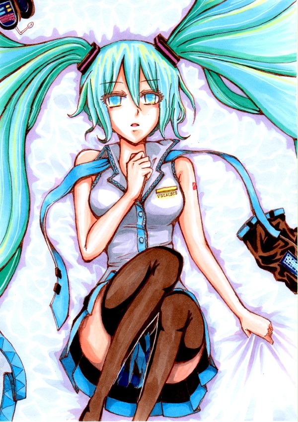 初音ミク　帰宅。