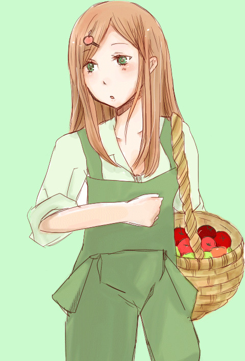 りんご狩り娘