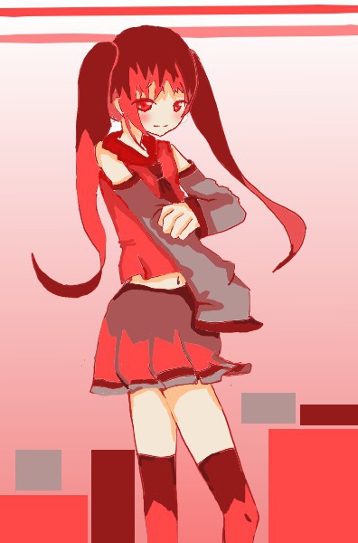 -red miku-