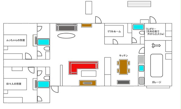 南波家の間取りを考えてみた２（原作ver）