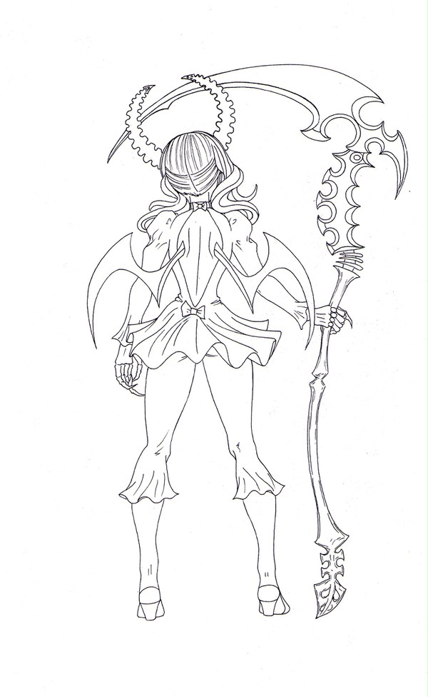 death lady back