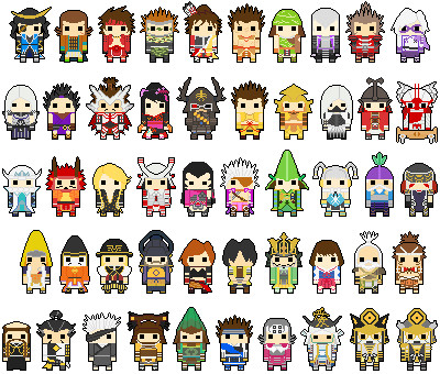 勇者30風BASARAドット絵【完成版】