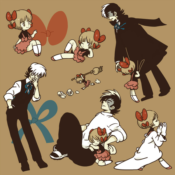 先生とピノコ