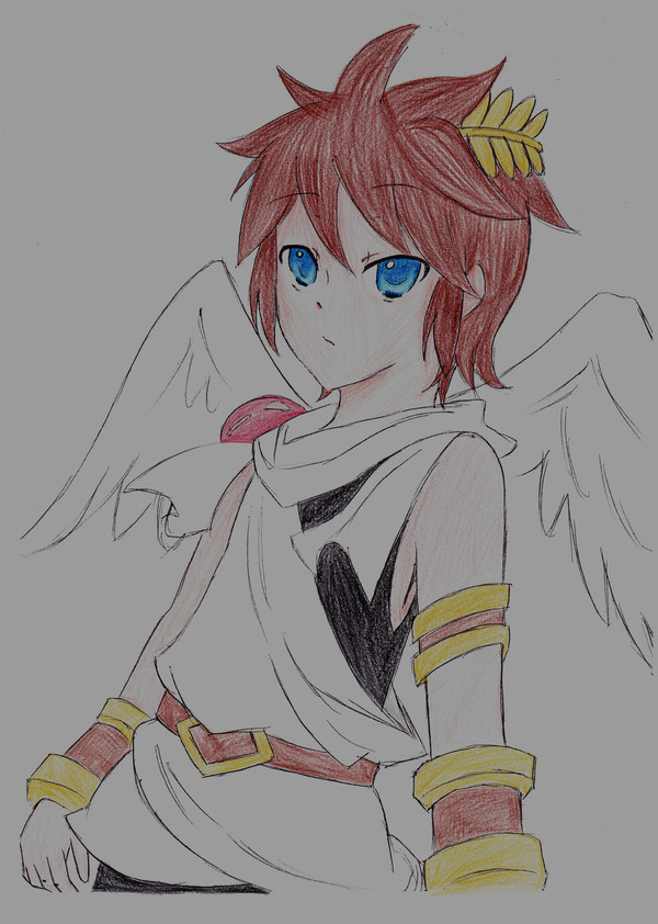 ピットとレンくんを描きました!!