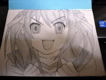涼宮ハルヒ　鉛筆画