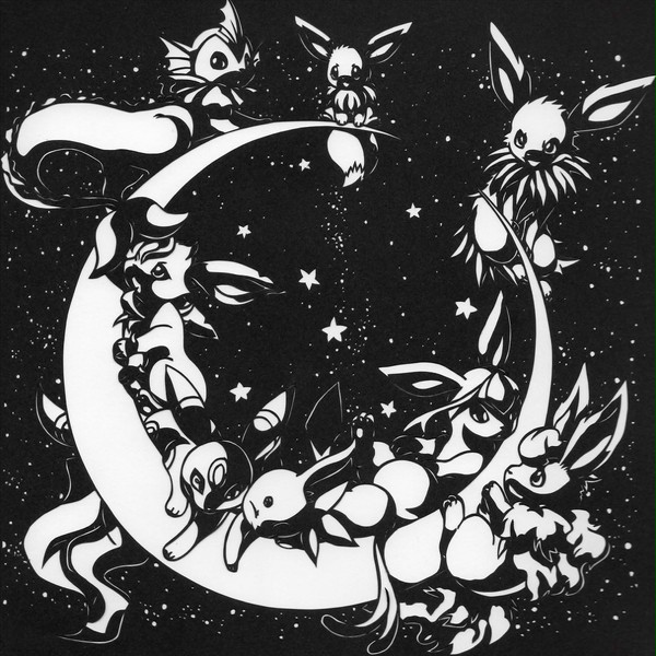 ブイズ（ポケモン） 【切り絵】