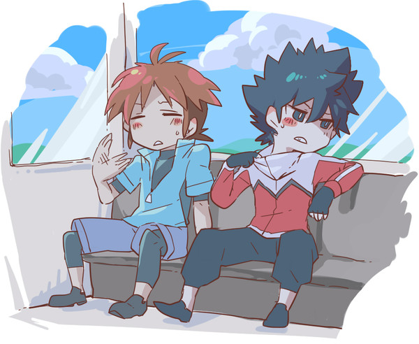 「「…暑い…」」