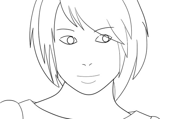 トレス線画？