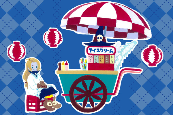 【絵師でじ】冷たいお飲み物はいかが？【夏祭り】