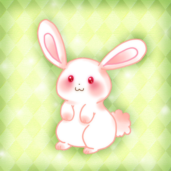 もわふわうさぎ