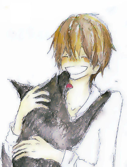 ルーピンと犬