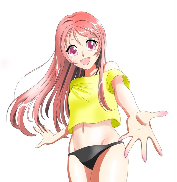 オリジナル水着の女の子