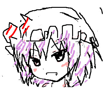 マウスでレミリア描いてみた