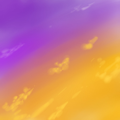 背景描いてみた（空）