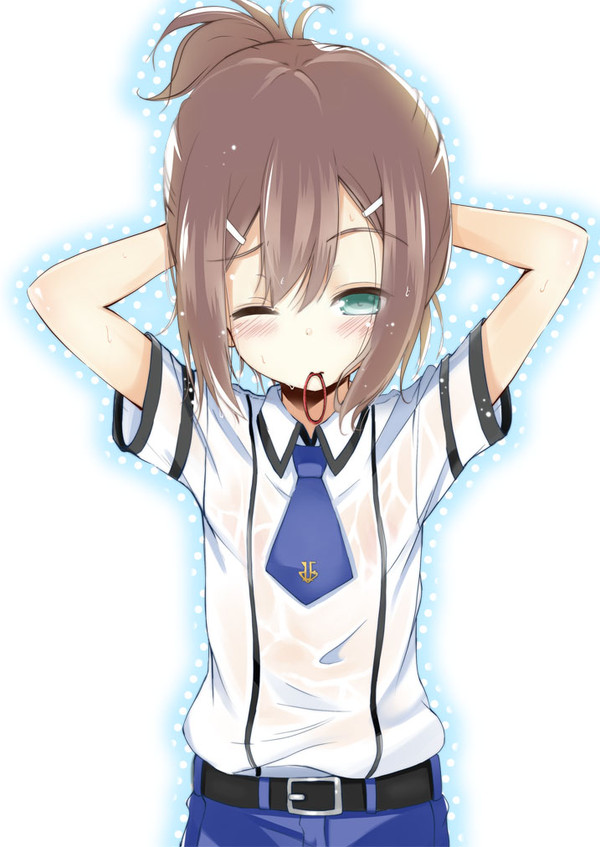 濡れたシャツ