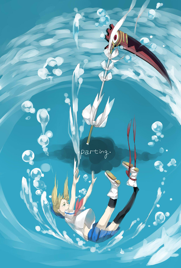 parting