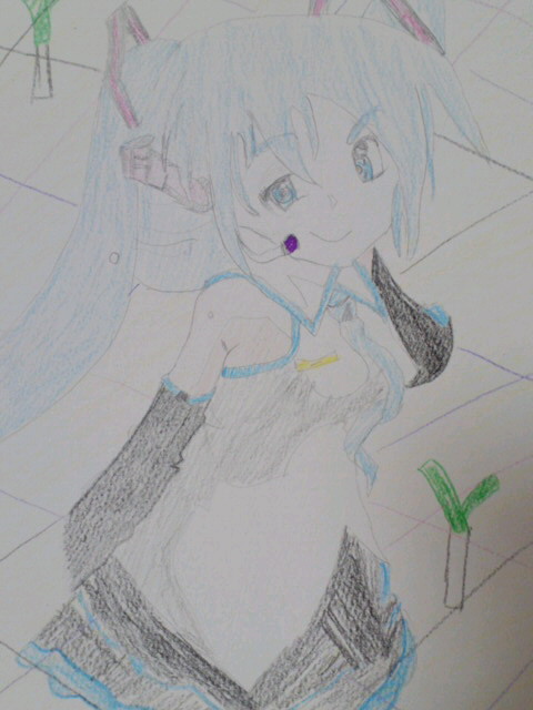左目がおかしい初音ミク
