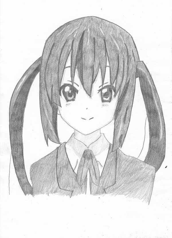 あずにゃんをシャーペンで模写してみた！