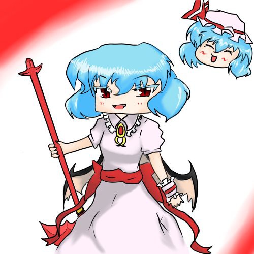 妹のために描いたアイコンレミリア