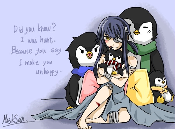 I was hurt by you say.