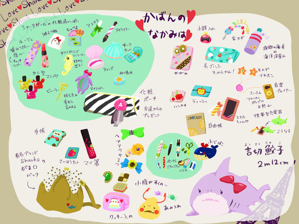 サメの持ち物