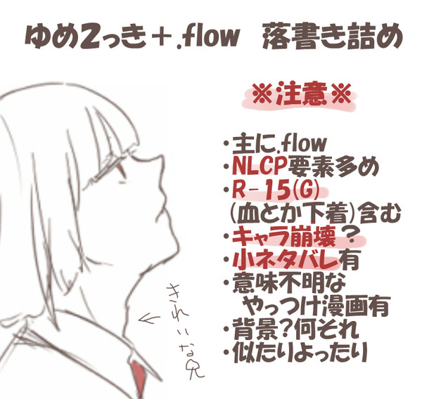 .flow落書き詰め(+ゆめ2っき)
