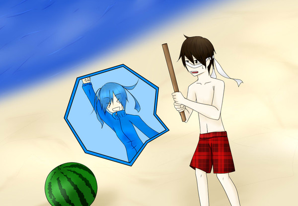 すいか割り