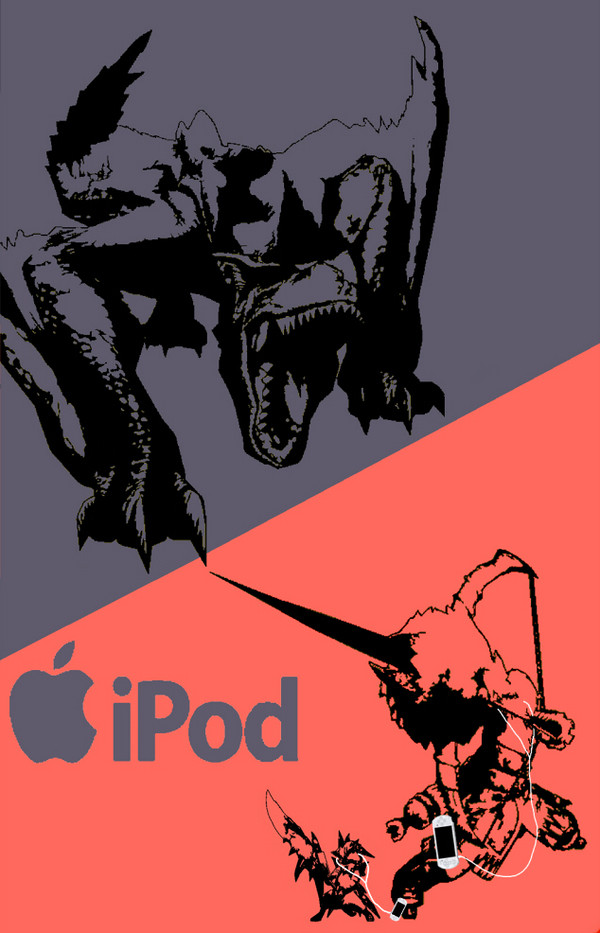 ipod風 MHP3rd壁紙（携帯用）