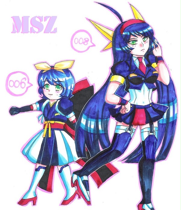 【MS擬人化】Z＆ZⅡ