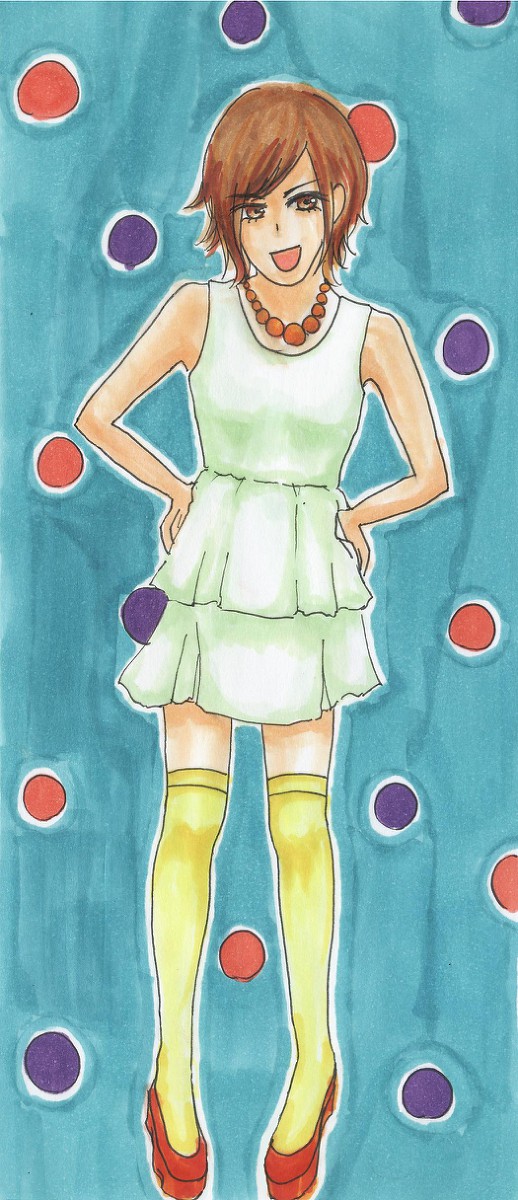 勝気な女の子