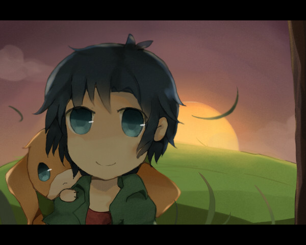 夕日