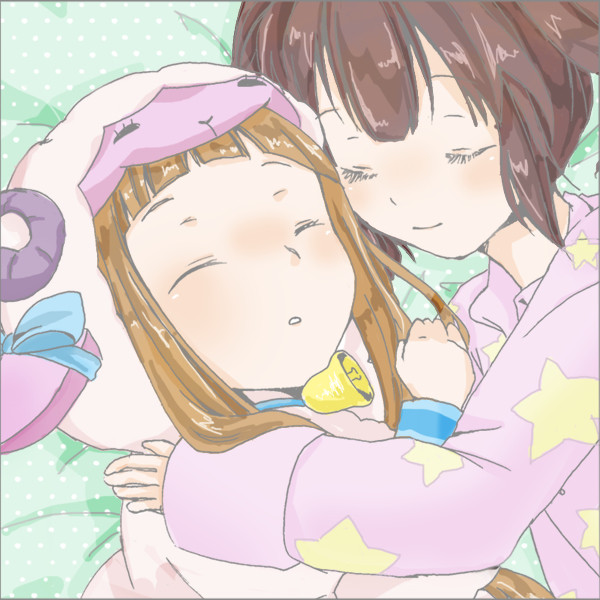 もふもふながら寝