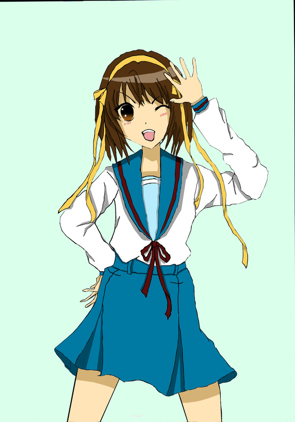 涼宮ハルヒ　描かせて頂きました【1週間クオリティ】