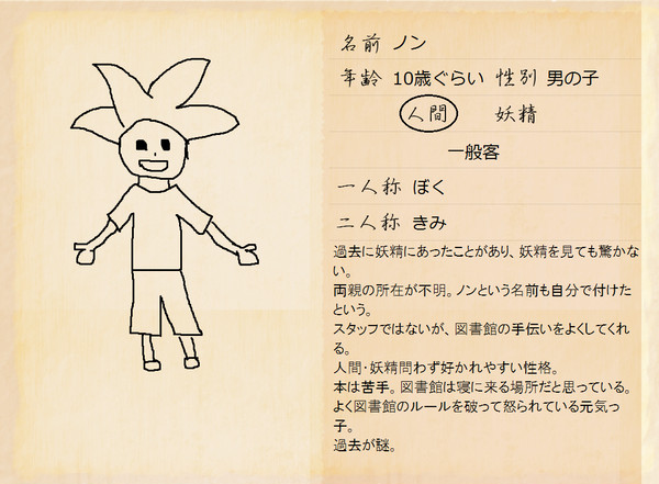 【ぴく図書】　ノン　【人間】
