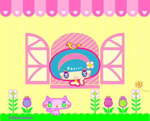窓からこんにちは
