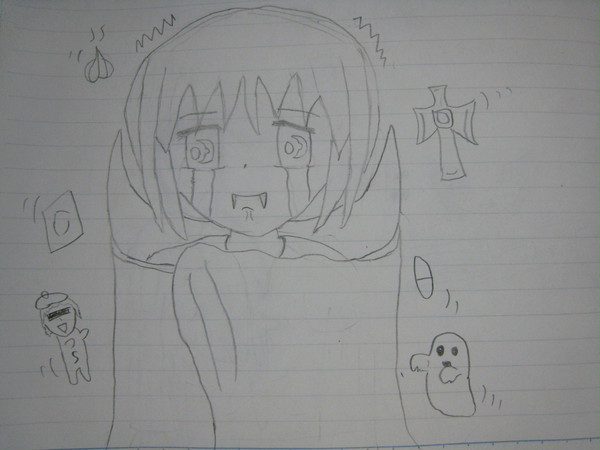 ドラキュラ涙目にしてみた