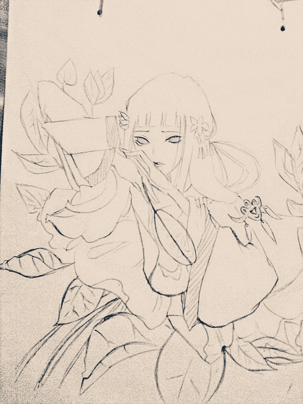 下絵を美化（临摹美化）