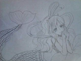 初描きしらほし姫