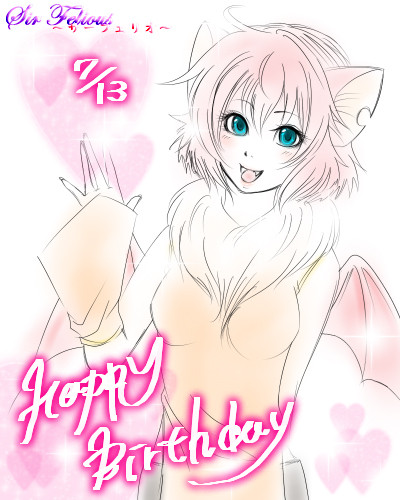 お誕生日祝やモデル（絵ログ）