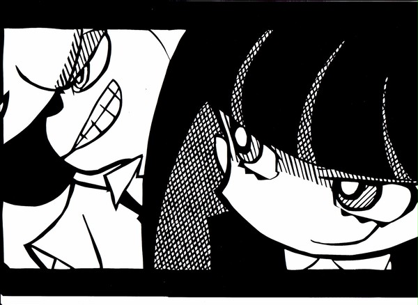 【切り絵】パンティ&ストッキングwithガーターベルト