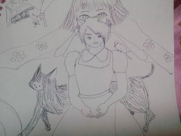 【落書き】女装アリス