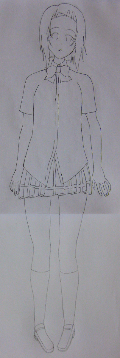 春菜、落書き（模写）