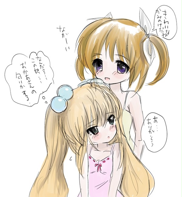 落書きなのはさんとりんちゃん