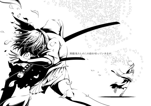【切り絵】魂魄妖夢【メイキング？】
