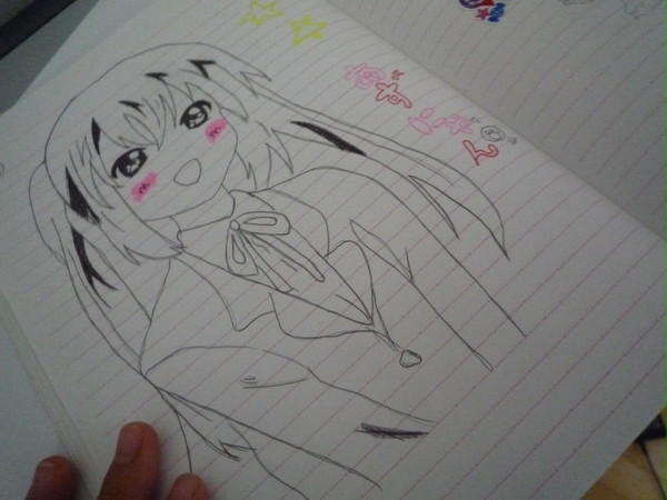 あずにゃん描いてみた(*´ω｀*)