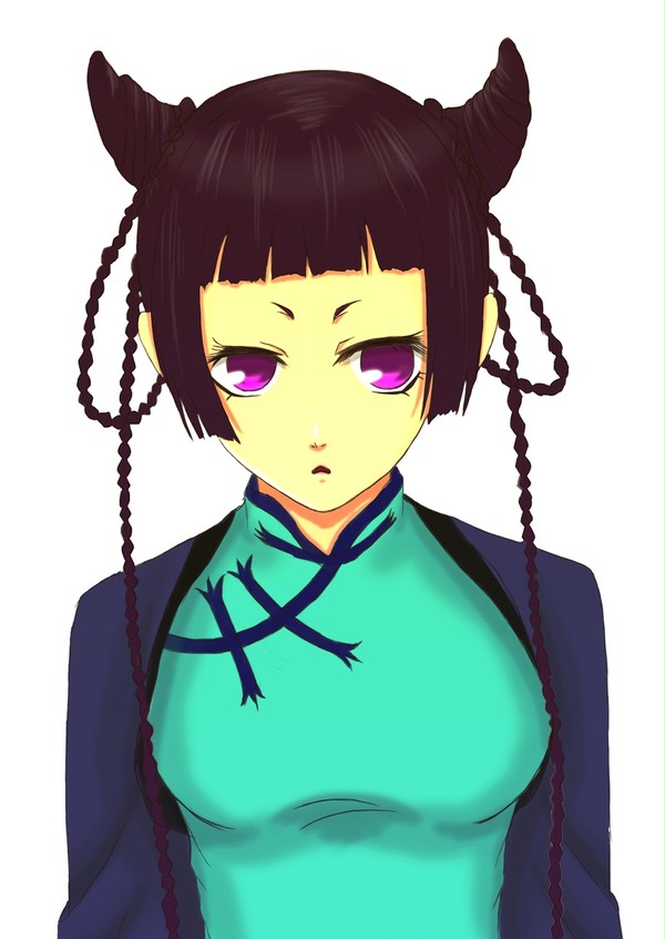練習　模写　藍猫（らんまお）